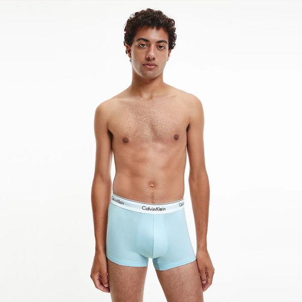 Calvin Klein Trunk Boxer 3-Pack Navy/Licht Blauw/Grijs