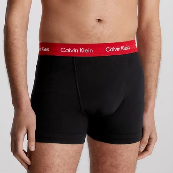 Calvin Klein Trunk Boxer 3-Pack Rood/Paars/Beige