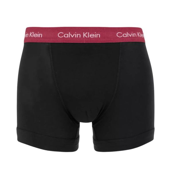 Calvin Klein Trunk Boxer 3-Pack Zwart/Rood/Bruin