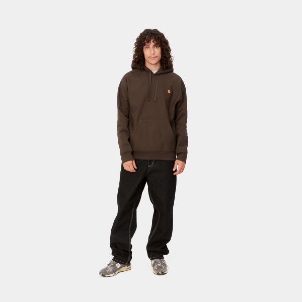 Carhartt American Script Hoodie Bruin