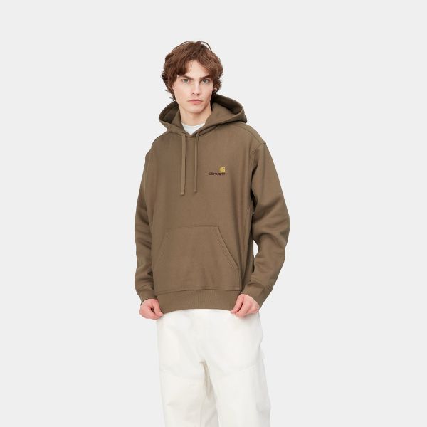 Carhartt American Script Hoodie Bruin