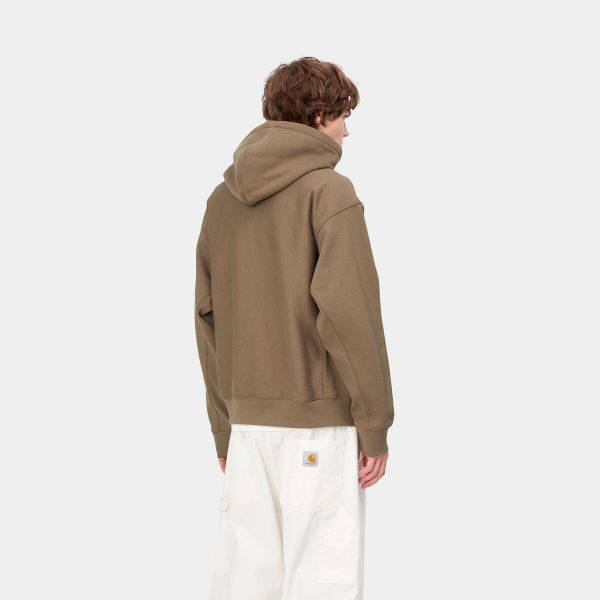 Carhartt American Script Hoodie Bruin