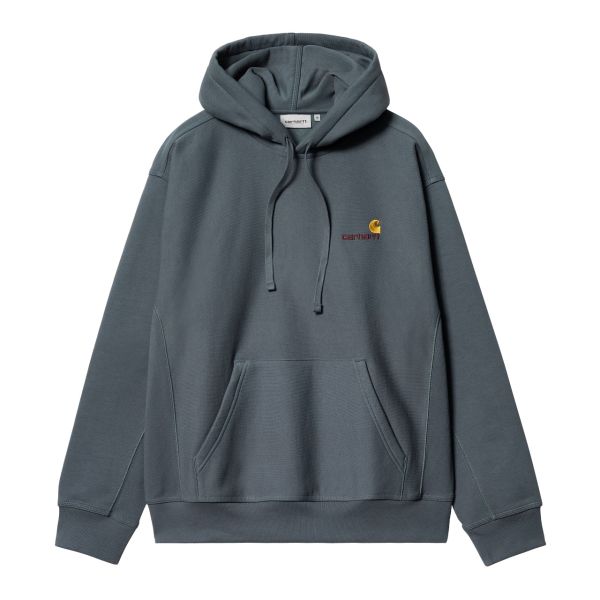 Carhartt American Script Hoodie Donker Blauw