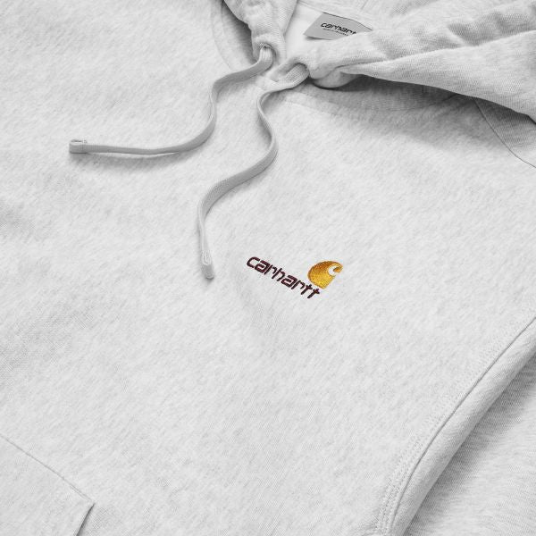 Carhartt American Script Hoodie Licht Grijs
