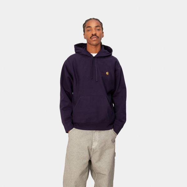 Carhartt American Script Hoodie Paars