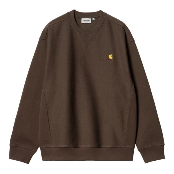 Carhartt American Script Sweater Bruin
