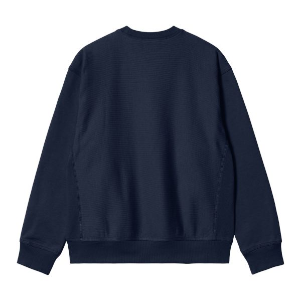 Carhartt American Script Sweater Donker Blauw