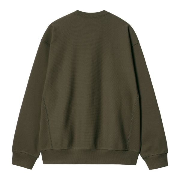 Carhartt American Script Sweater Donker Groen