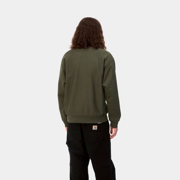 Carhartt American Script Sweater Donker Groen