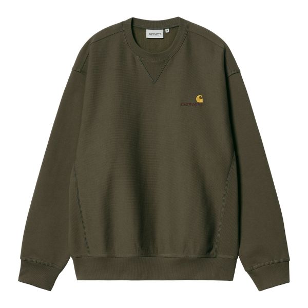 Carhartt American Script Sweater Donker Groen