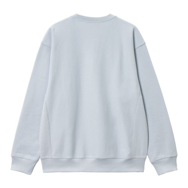 Carhartt American Script Sweater Licht Blauw