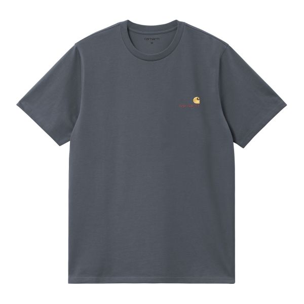 Carhartt American Script T-shirt Antraciet