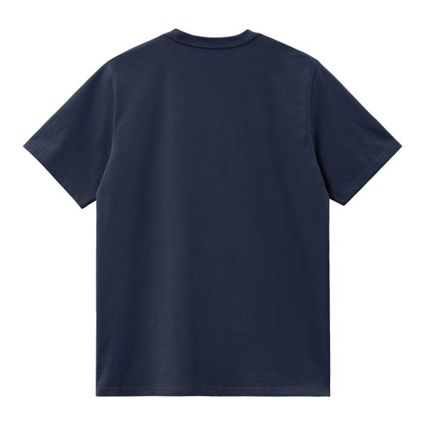 Carhartt American Script T-shirt Donker Blauw