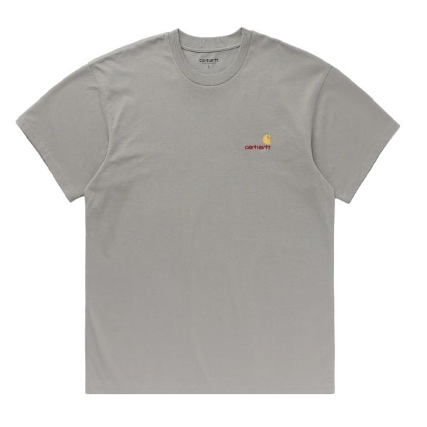 Carhartt American Script T-shirt Donker Grijs