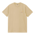 Carhartt American Script T-shirt Geel/Beige