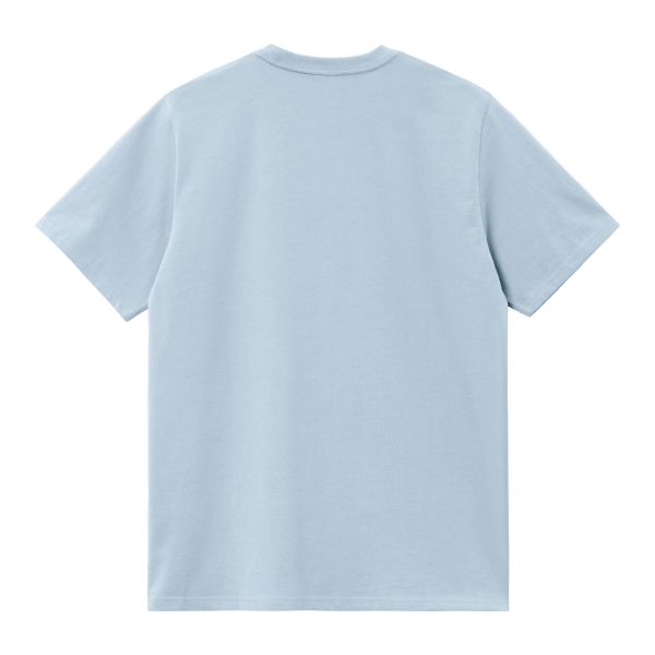 Carhartt American Script T-shirt Licht Blauw