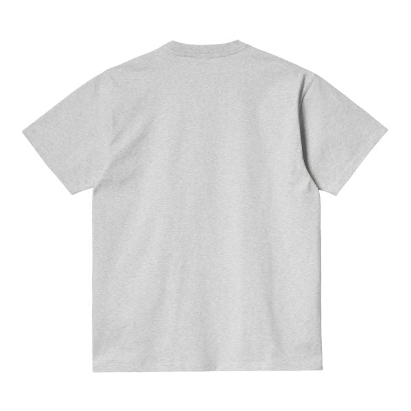 Carhartt American Script T-shirt Licht Grijs