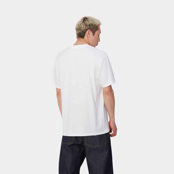 Carhartt Amour Pocket T-shirt Wit