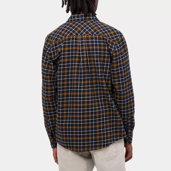 Carhartt Baxter Check Overshirt Navy