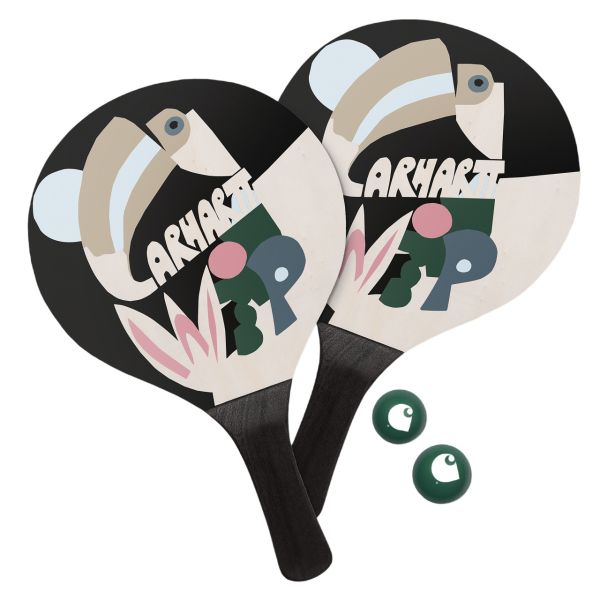 Carhartt Beach Tennis Set Zwart
