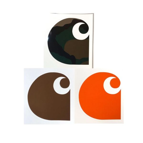 Carhartt C-Logo Stickers 30-Pack Meerkleurig