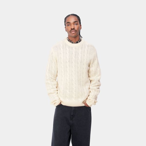 Carhartt Cambell Sweater Off White