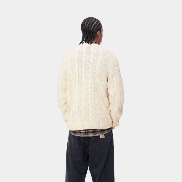 Carhartt Cambell Sweater Off White