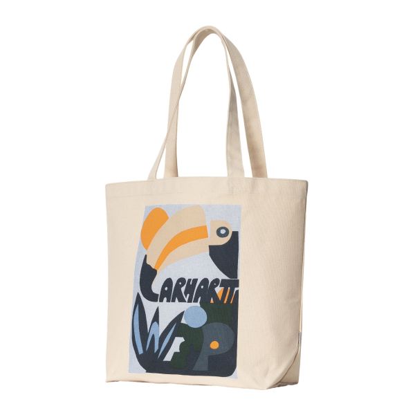 Carhartt Canvas Graphic Tote Bag Off White