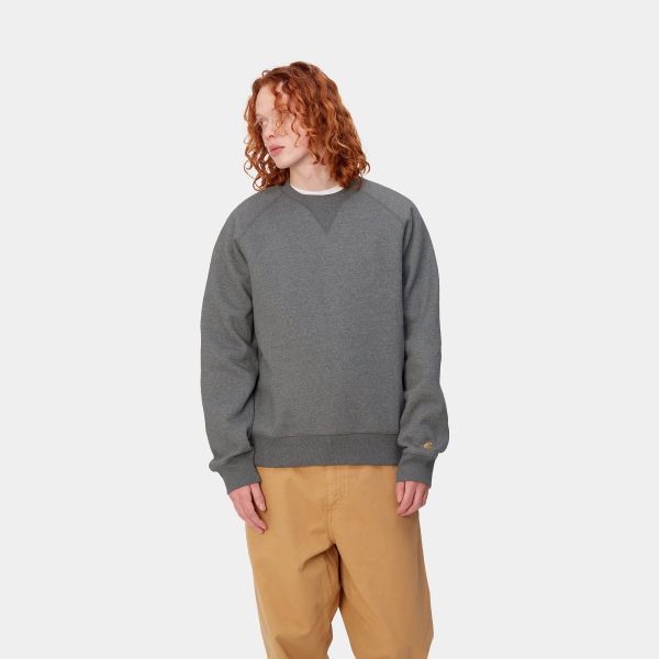 Carhartt Chase Sweater Antraciet