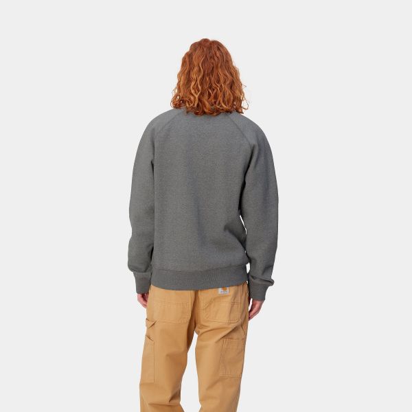 Carhartt Chase Sweater Antraciet