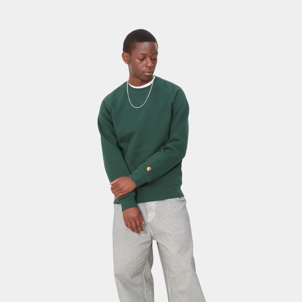Carhartt Chase Sweater Donker Groen