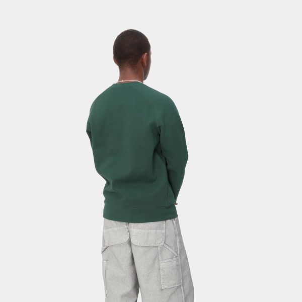 Carhartt Chase Sweater Donker Groen