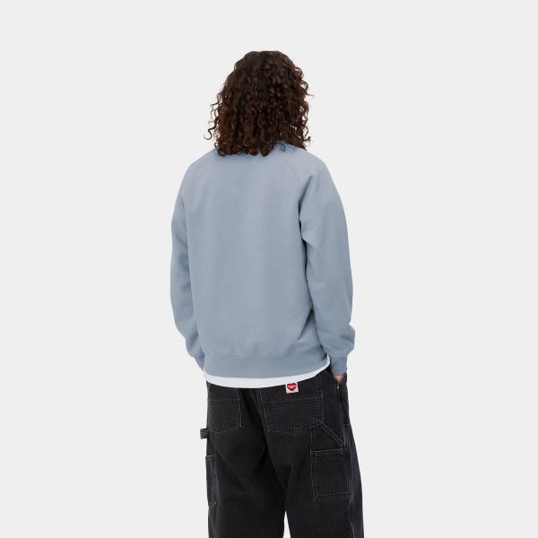 Carhartt Chase Sweater Grijs/Blauw