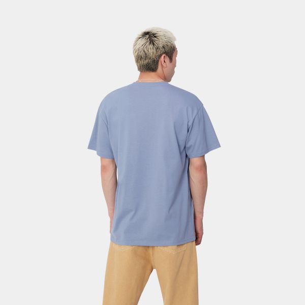 Carhartt Chase T-shirt Licht Blauw