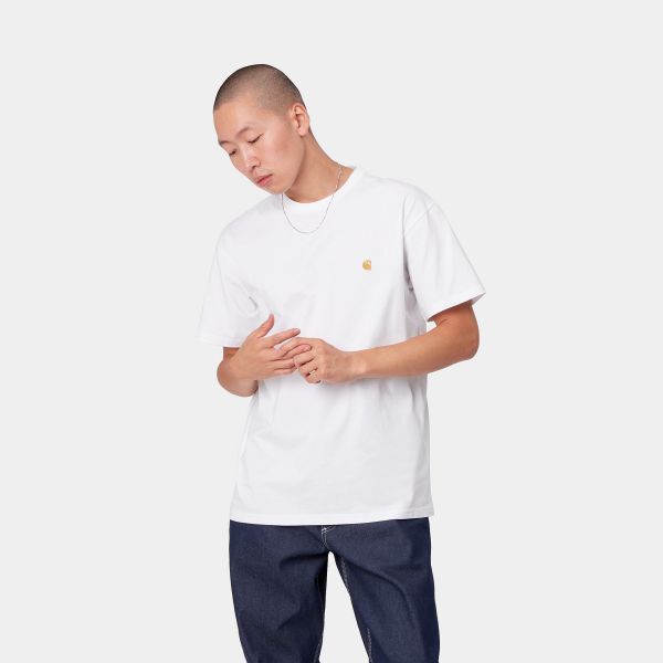 Carhartt Chase T-shirt Wit