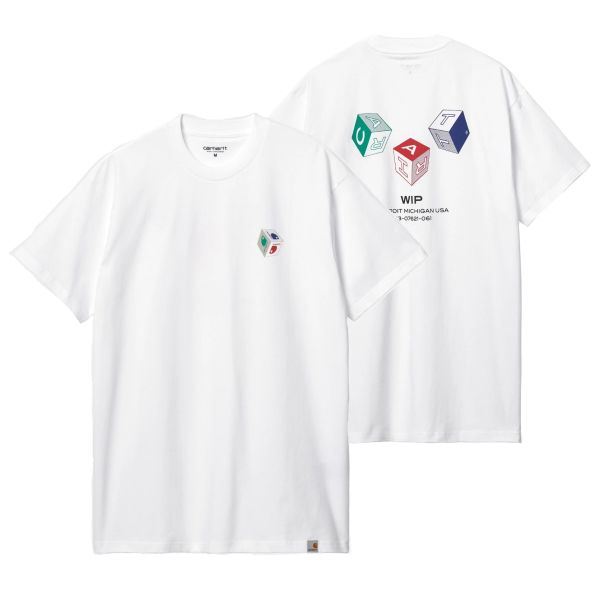 Carhartt Cube T-shirt Wit