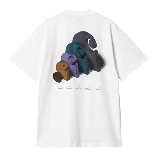 Carhartt Diagram C T-shirt Wit