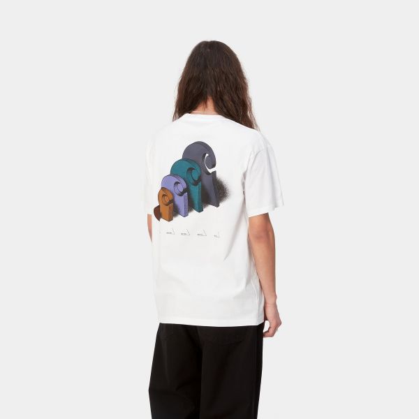 Carhartt Diagram C T-shirt Wit
