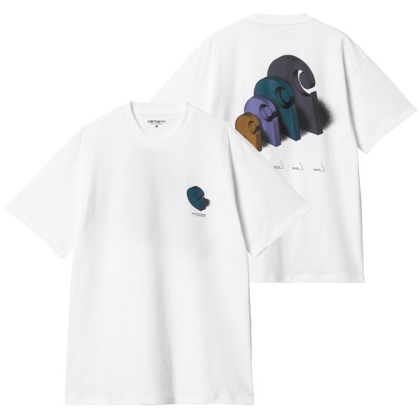 Carhartt Diagram C T-shirt Wit