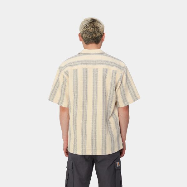 Carhartt Dodson Stripe Overhemd Beige