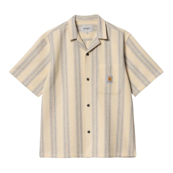 Carhartt Dodson Stripe Overhemd Beige