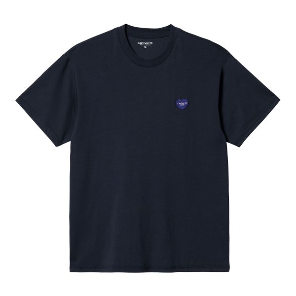 Carhartt Double Heart T-shirt Donker Blauw