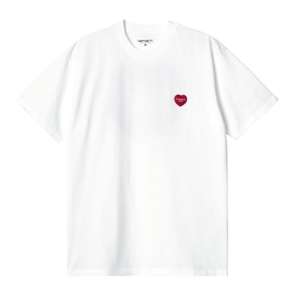 Carhartt Double Heart T-shirt Wit