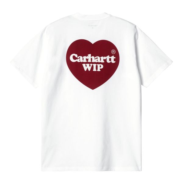 Carhartt Double Heart T-shirt Wit