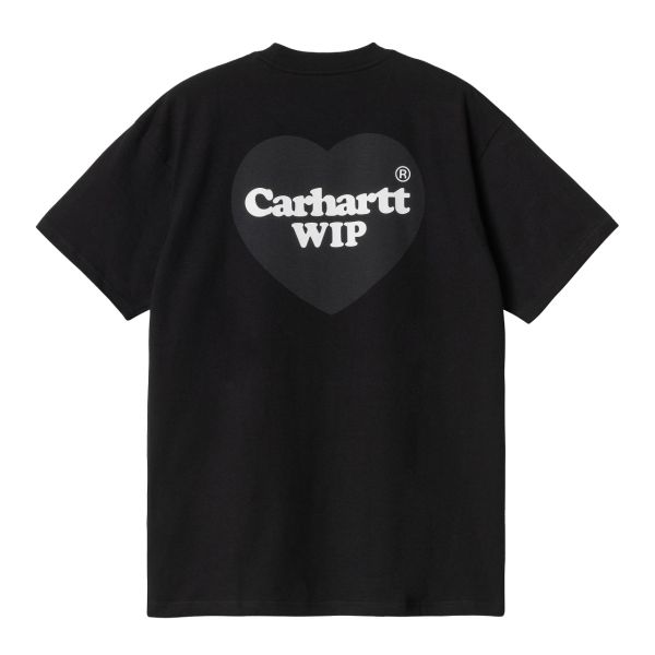 Carhartt Double Heart T-shirt Zwart