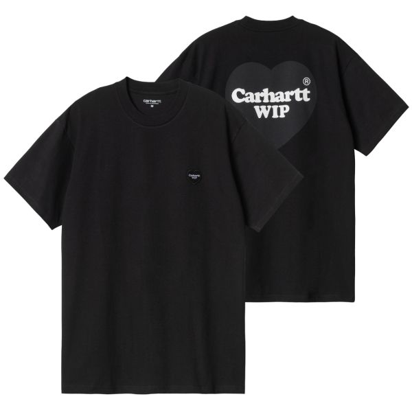 Carhartt Double Heart T-shirt Zwart