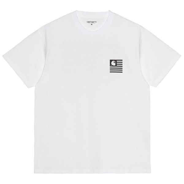 Carhartt Fade State T-shirt Wit