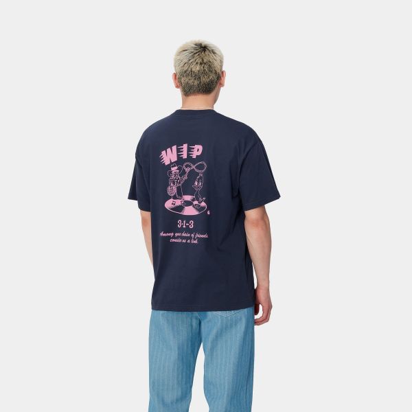 Carhartt Friendship T-shirt Donker Blauw