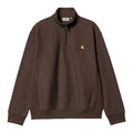 Carhartt Half Zip American Script Sweater Donker Bruin