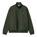 Carhartt Half Zip American Script Sweater Donker Groen